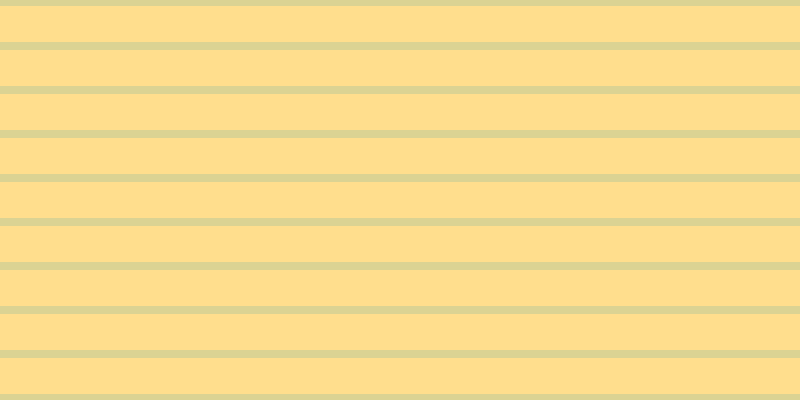 #ffde8d, #dbd393 horizontal lines, eight pixels wide, thirty-six pixels apart