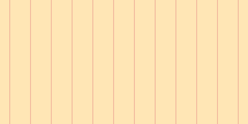 #ffde9e (75%), #eba393 vertical lines, two pixels wide, sixty-five pixels apart