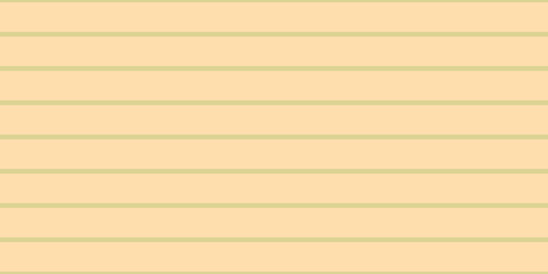 #ffdeae, #dbd393 horizontal lines, seven pixels wide, forty-three pixels apart