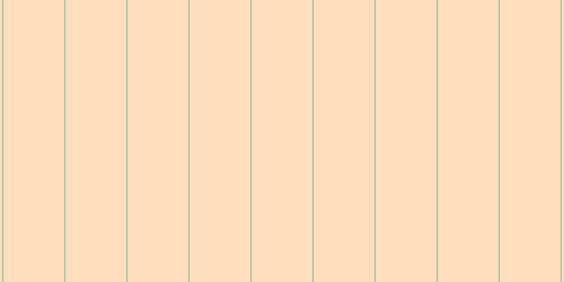 #ffdebd, #46a393 vertical lines, one pixels wide, eighty-seven pixels apart