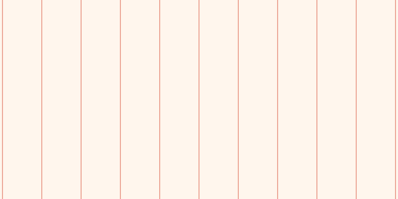 #ffdebd (25%), #eba393 vertical lines, two pixels wide, seventy-seven pixels apart