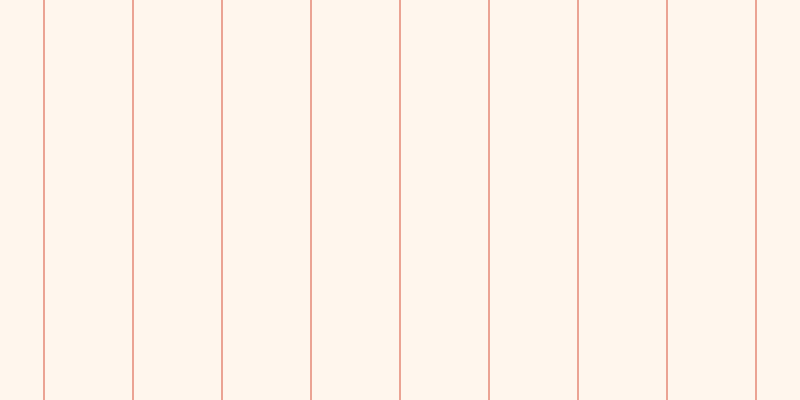 #ffdebd (25%), #eba393 vertical lines, two pixels wide, eighty-seven pixels apart