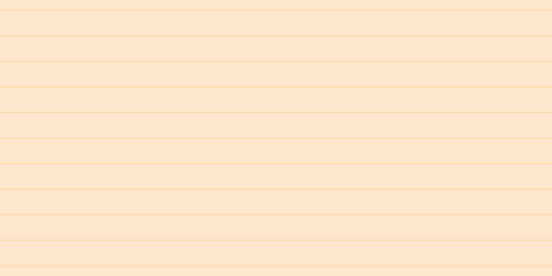 #ffdebf (75%), #fcd393 horizontal lines, one pixels wide, thirty-six pixels apart