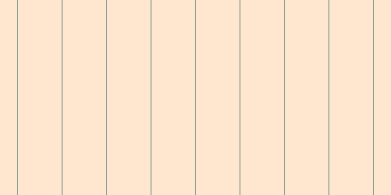 #ffdebf (75%), #88a393 vertical lines, two pixels wide, eighty-nine pixels apart