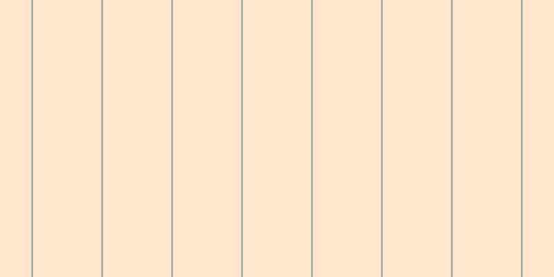 #ffdebf (75%), #88a393 vertical lines, two pixels wide, ninety-nine pixels apart
