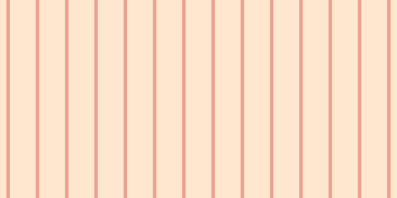 #ffdebf (75%), #eba393 vertical lines, seven pixels wide, fifty-two pixels apart