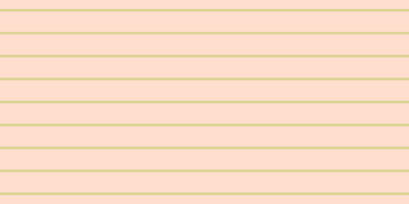 #ffdece, #dbd393 horizontal lines, five pixels wide, forty pixels apart
