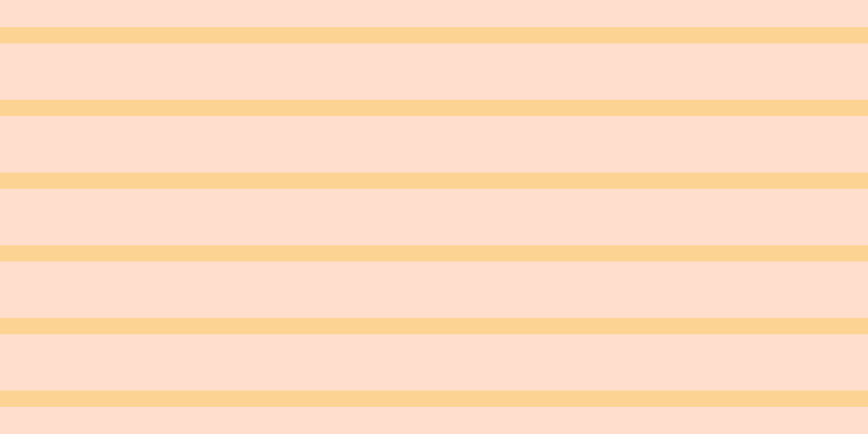 #ffdece, #fcd393 horizontal lines, fifteen pixels wide, fifty-two pixels apart