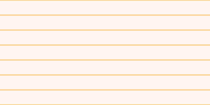 #ffdece (25%), #fcd393 horizontal lines, five pixels wide, fifty-two pixels apart