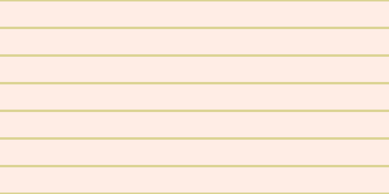 #ffdece (50%), #dbd393 horizontal lines, five pixels wide, fifty-two pixels apart