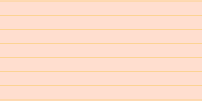 #ffdecf, #fcd393 horizontal lines, four pixels wide, fifty-two pixels apart