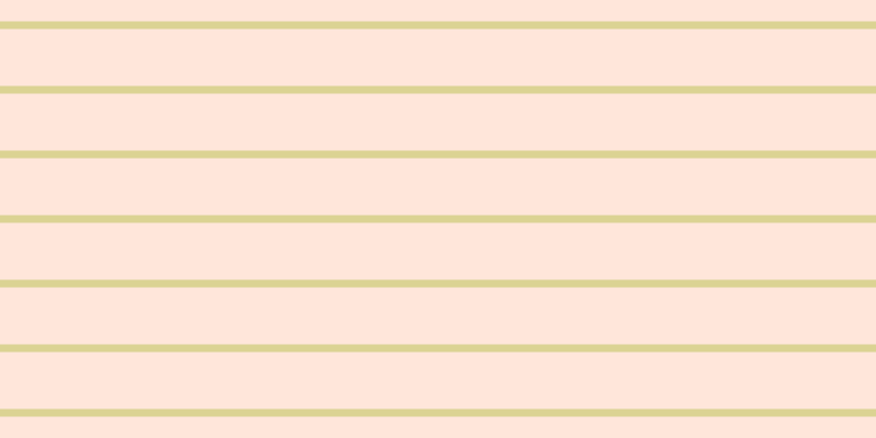 #ffdecf (75%), #dbd393 horizontal lines, seven pixels wide, fifty-two pixels apart