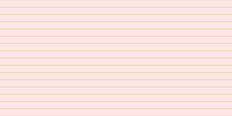 #ffdede (75%), #dbd393 horizontal lines, two pixels wide, twenty-three pixels apart