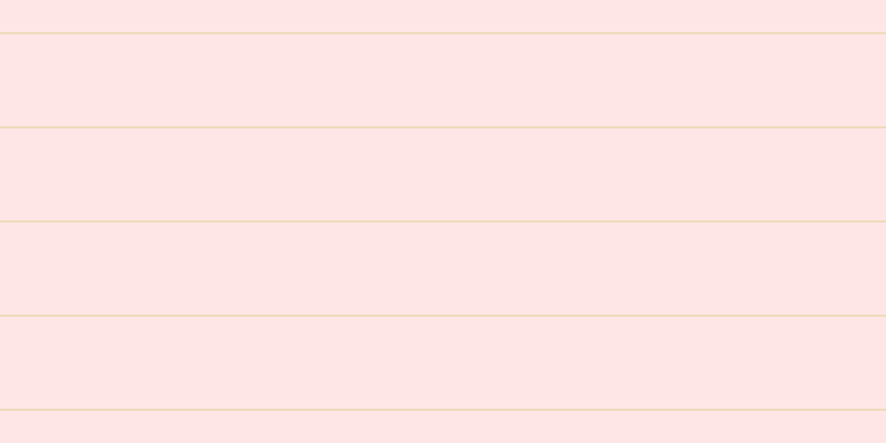 #ffdede (75%), #dbd393 horizontal lines, one pixels wide, eighty-four pixels apart