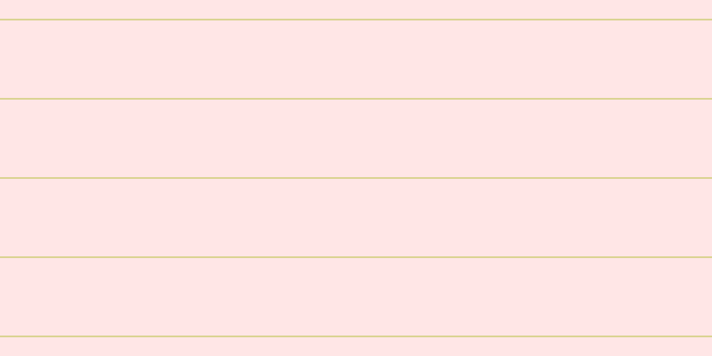 #ffdede (75%), #dbd393 horizontal lines, two pixels wide, eighty-seven pixels apart