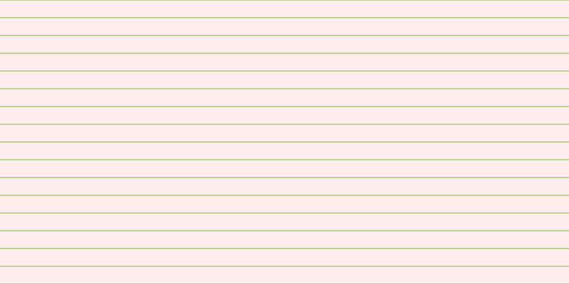 #ffdee0 (50%), #bad393 horizontal lines, two pixels wide, twenty-three pixels apart