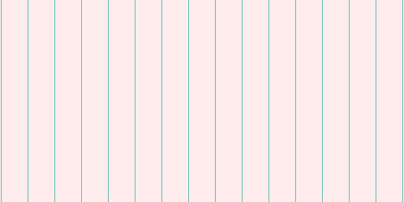 #ffdee0 (50%), #04a393 vertical lines, one pixels wide, fifty-two pixels apart