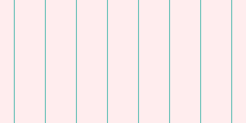 #ffdee0 (50%), #04a393 vertical lines, two pixels wide, ninety-nine pixels apart