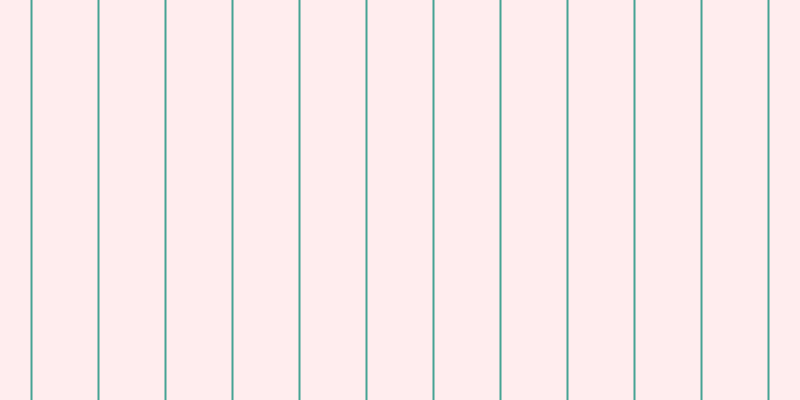 #ffdee0 (50%), #46a393 vertical lines, two pixels wide, sixty-five pixels apart