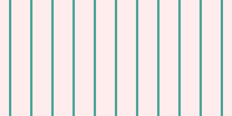 #ffdee0 (50%), #46a393 vertical lines, eight pixels wide, sixty-five pixels apart