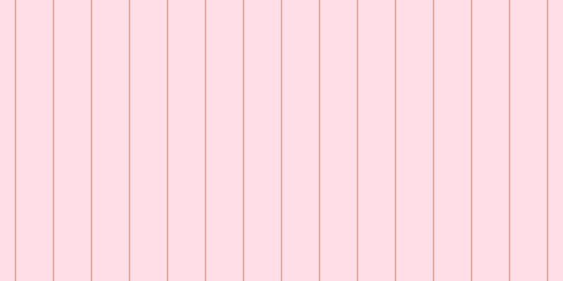 #ffdee7, #eba393 vertical lines, two pixels wide, fifty-two pixels apart