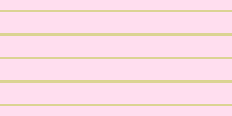 #ffdeef, #dbd393 horizontal lines, eight pixels wide, seventy-three pixels apart