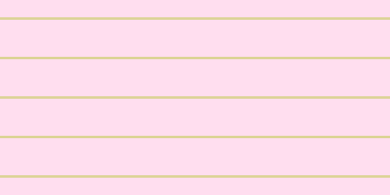 #ffdeef, #dbd393 horizontal lines, five pixels wide, seventy-six pixels apart