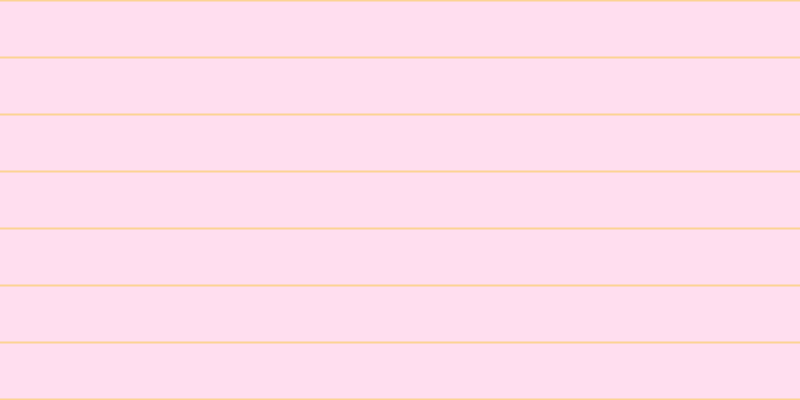 #ffdeef, #fcd393 horizontal lines, two pixels wide, fifty-five pixels apart