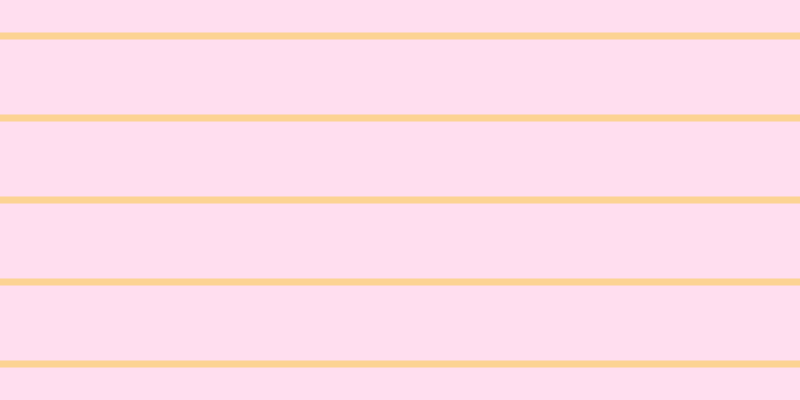 #ffdeef, #fcd393 horizontal lines, seven pixels wide, seventy-five pixels apart