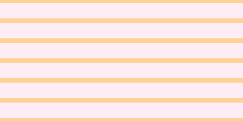 #ffdeef (50%), #fcd393 horizontal lines, fourteen pixels wide, fifty-two pixels apart