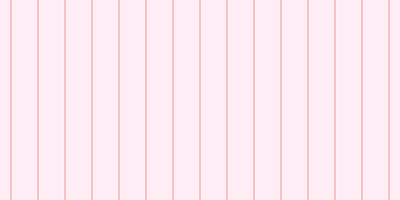 #ffdef0 (50%), #eba393 vertical lines, two pixels wide, fifty-two pixels apart