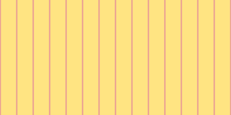 #ffe482, #eba393 vertical lines, five pixels wide, fifty-two pixels apart