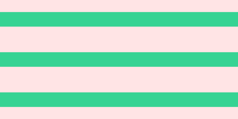 #ffe4e5, #36d393 horizontal lines, forty-nine pixels wide, eighty-six pixels apart
