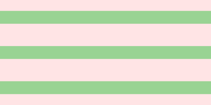 #ffe4e5, #99d393 horizontal lines, forty-nine pixels wide, eighty-five pixels apart