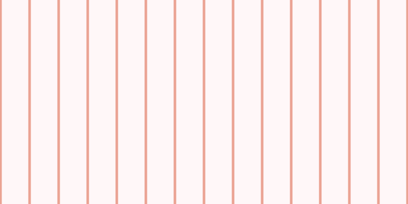 #ffe4e5 (25%), #eba393 vertical lines, five pixels wide, fifty-two pixels apart