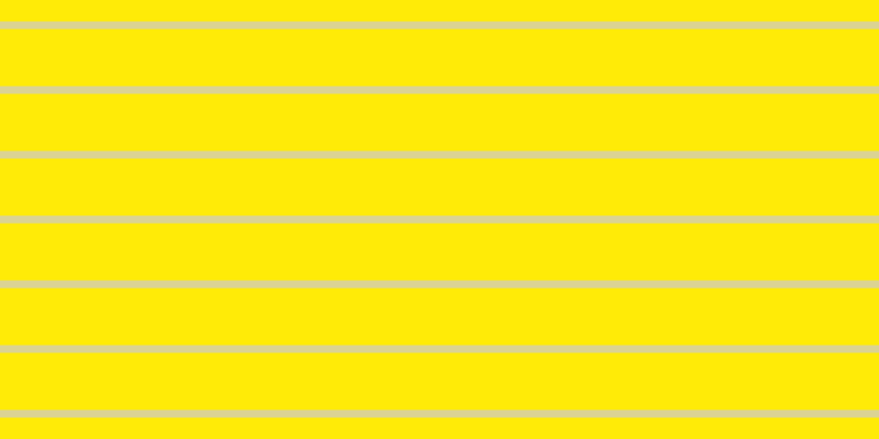 #ffeb07, #dbd393 horizontal lines, seven pixels wide, fifty-two pixels apart