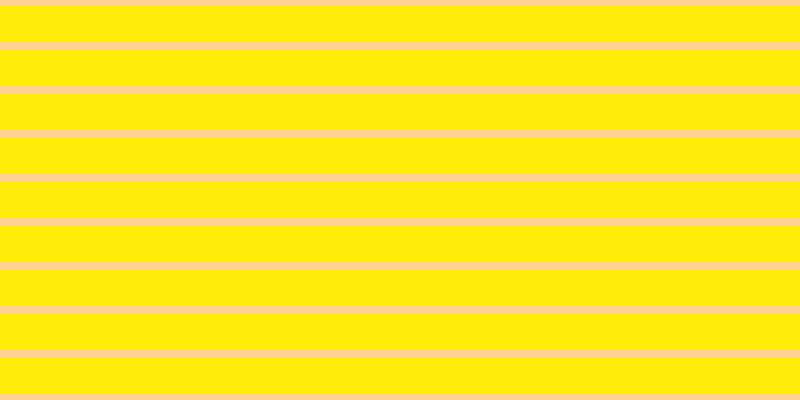 #ffeb07, #fcd393 horizontal lines, eight pixels wide, thirty-six pixels apart