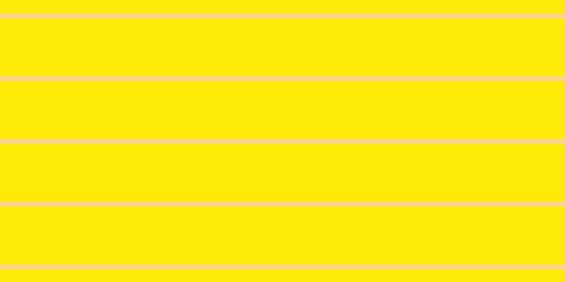 #ffeb07, #fcd393 horizontal lines, seven pixels wide, eighty-two pixels apart