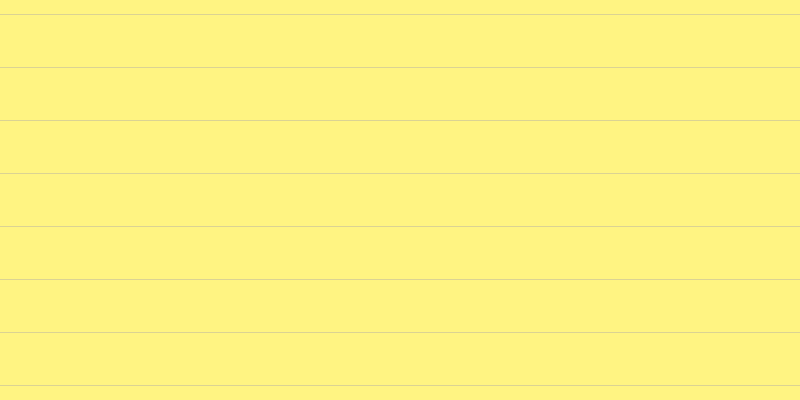 #ffeb07 (50%), #dbd393 horizontal lines, one pixels wide, fifty-two pixels apart