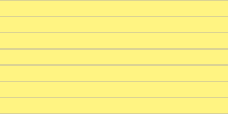 #ffeb07 (50%), #dbd393 horizontal lines, five pixels wide, fifty-two pixels apart