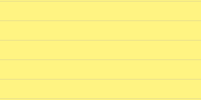 #ffeb07 (50%), #dbd393 horizontal lines, two pixels wide, seventy-six pixels apart