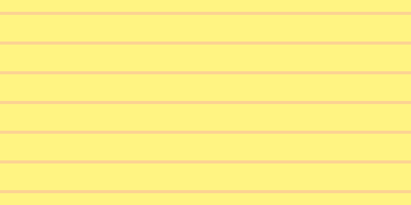 #ffeb07 (50%), #fcd393 horizontal lines, six pixels wide, fifty-two pixels apart