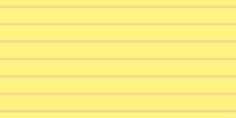#ffeb07 (50%), #fcd393 horizontal lines, seven pixels wide, fifty-two pixels apart