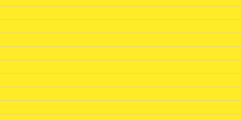 #ffeb28, #dbd393 horizontal lines, two pixels wide, forty-three pixels apart