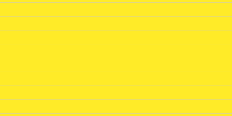 #ffeb28, #dbd393 horizontal lines, two pixels wide, forty-six pixels apart