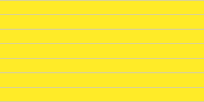 #ffeb28, #dbd393 horizontal lines, five pixels wide, fifty-two pixels apart