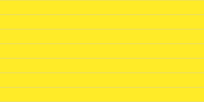 #ffeb28, #dbd393 horizontal lines, two pixels wide, fifty-five pixels apart