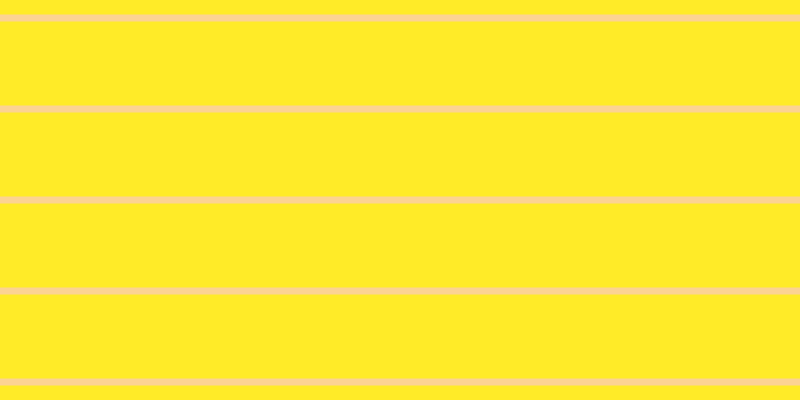 #ffeb28, #fcd393 horizontal lines, seven pixels wide, eighty-four pixels apart