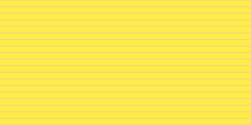#ffeb49, #dbd393 horizontal lines, two pixels wide, nineteen pixels apart