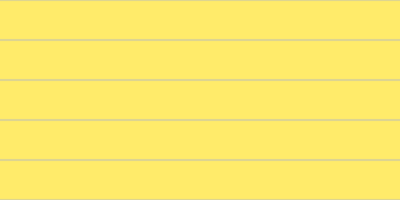 #ffeb6a, #dbd393 horizontal lines, four pixels wide, seventy-six pixels apart